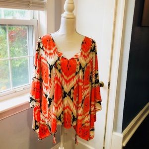 Gorgeous flow poncho